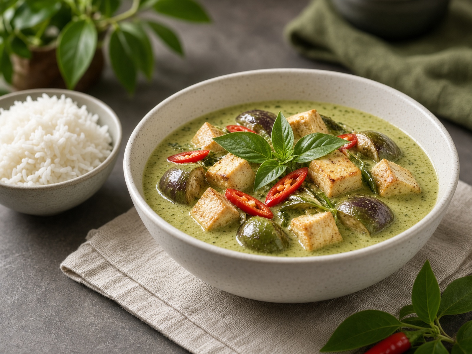 Thai Green Curry with Tofu
